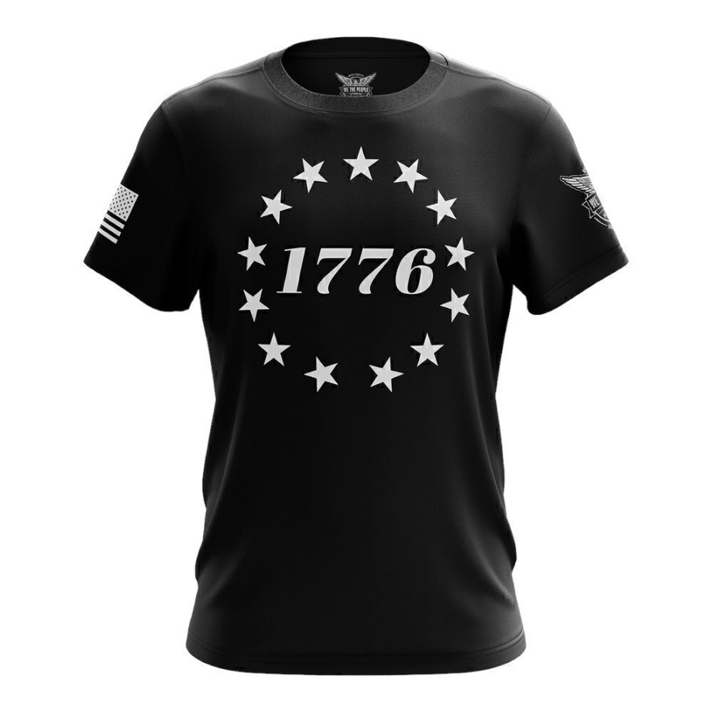 We The People 1776 Betsy Ross Flag Short Sleeve Shirt Size XL